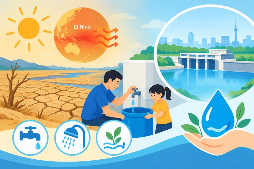 Chủ động ứng phó với nguy cơ thiếu hụt nguồn nước do ảnh hưởng của El Nino