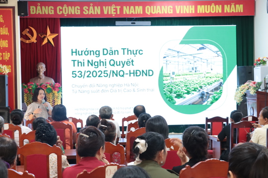 Tập huấn phổ biến cơ chế chính sách pháp luật về nông nghiệp và môi trường