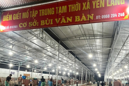 Hà Nội cập nhật danh sách 57 cơ sở giết mổ động vật được kiểm soát, bảo đảm vệ sinh thú y và an toàn thực phẩm