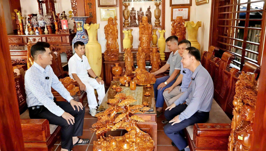 Xã Đoài Phương tạo bứt phá trong chiến dịch 100 ngày tháo gỡ điểm nghẽn chuyển đổi số