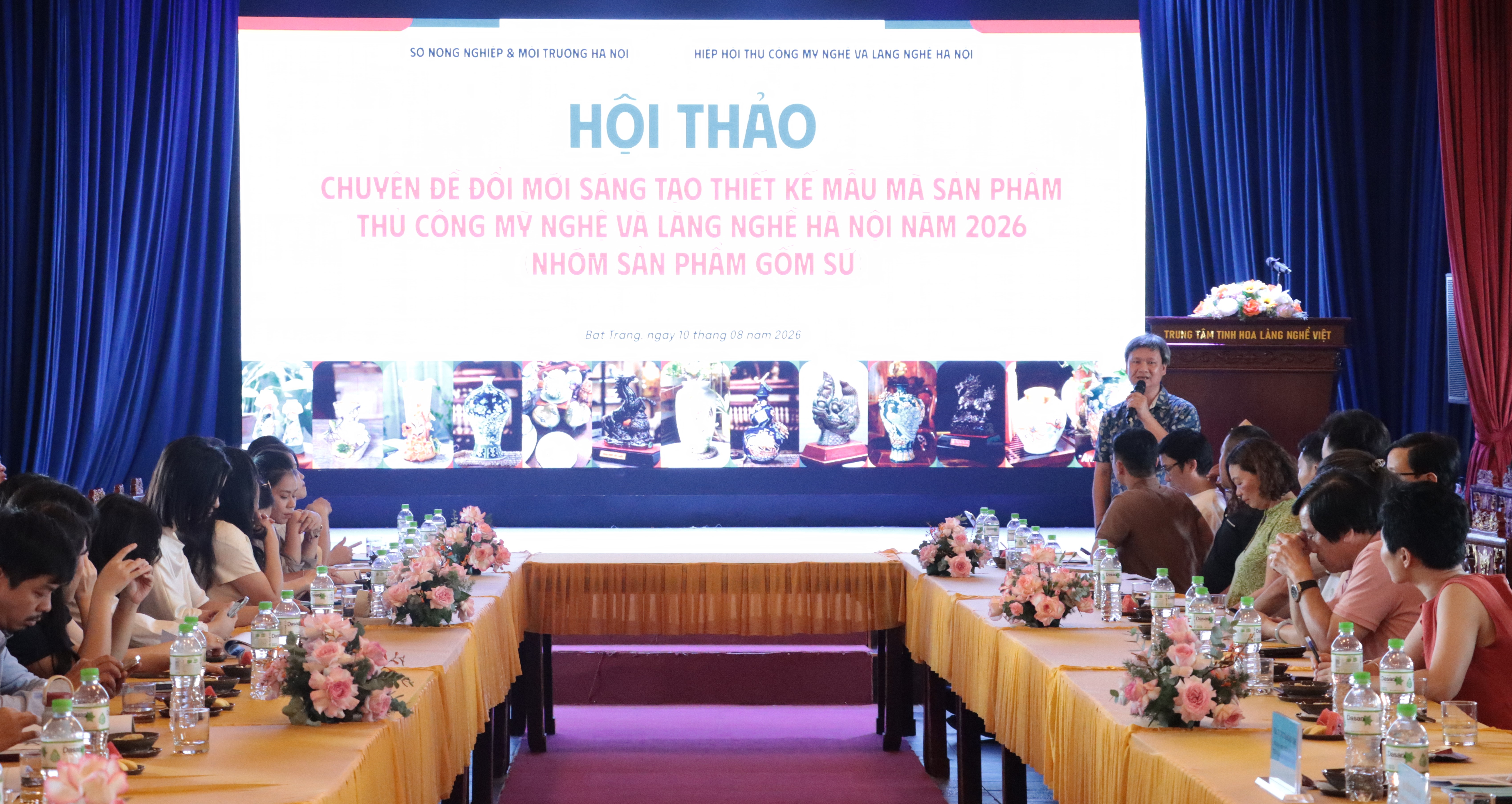 Hội thảo đổi mới sáng tạo trong thiết kế sản phẩm TCMN và làng nghề Hà Nội năm 2026