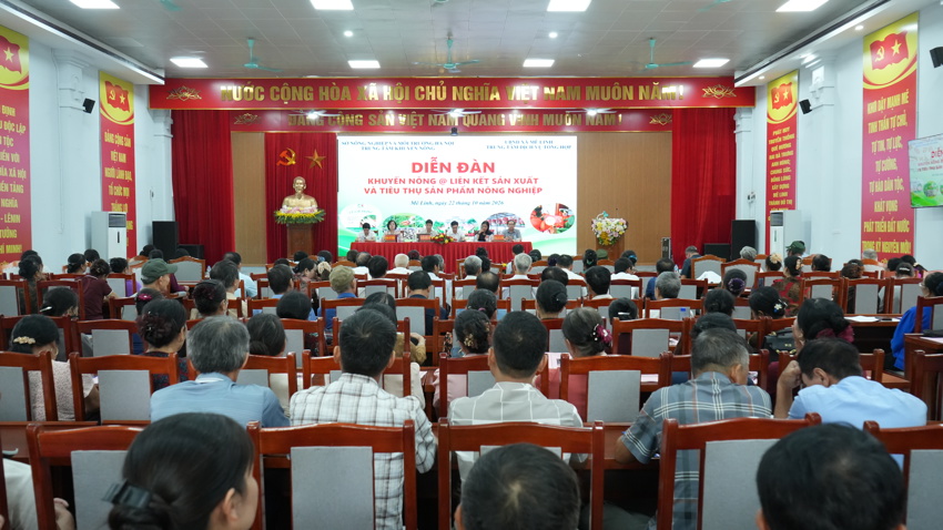 Diễn đàn Khuyến nông @ Liên kết sản xuất và tiêu thụ sản phẩm nông nghiệp tại xã Mê Linh