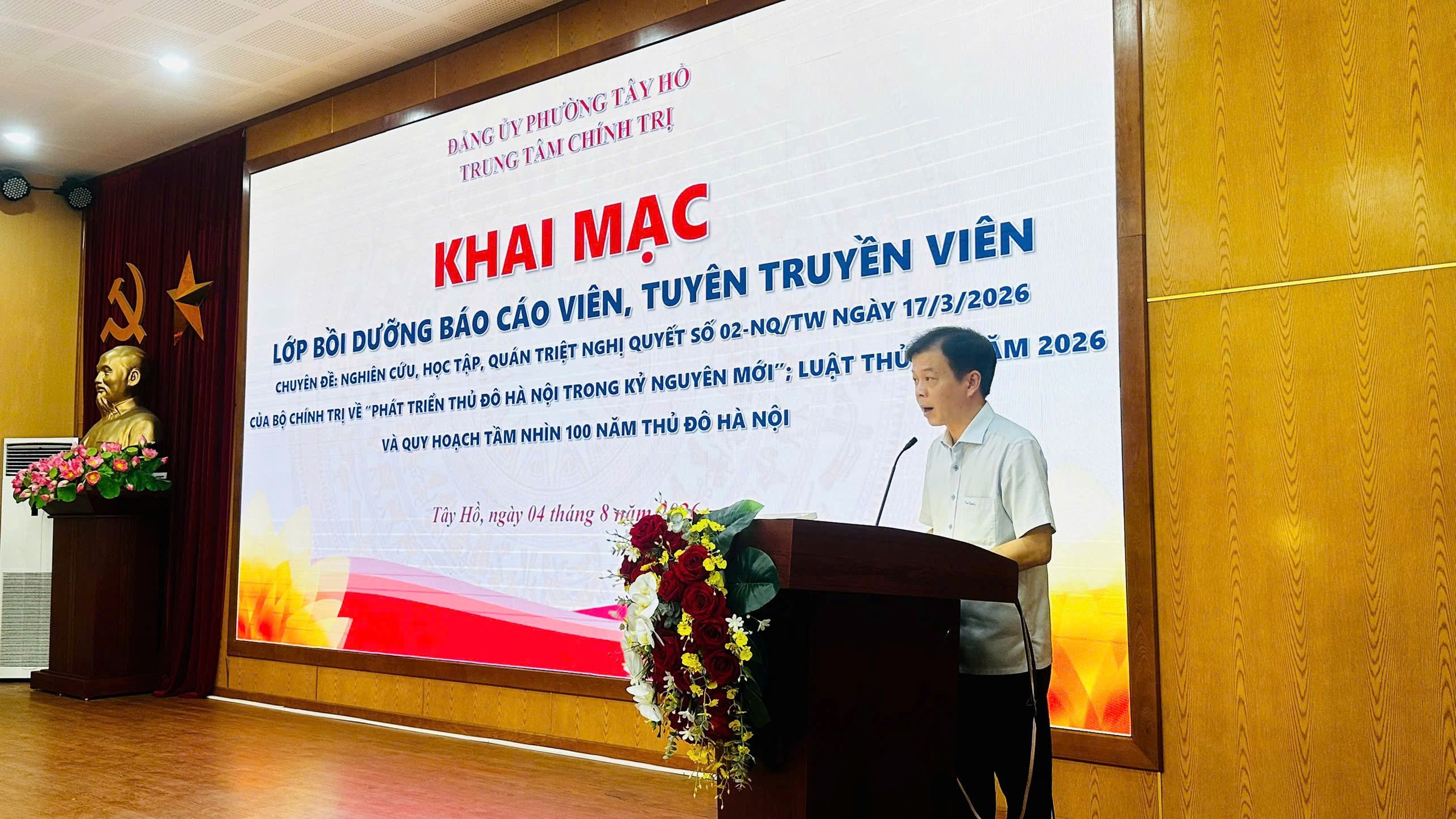 Bồi dưỡng đội ngũ báo cáo viên, tuyên truyền viên, lan tỏa các định hướng chiến lược phát triển Thủ đô