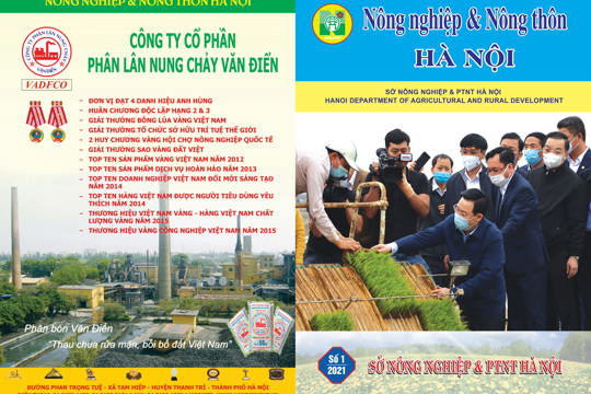 Tập san nông nghiệp & nông thôn Hà Nội số 01 năm 2021