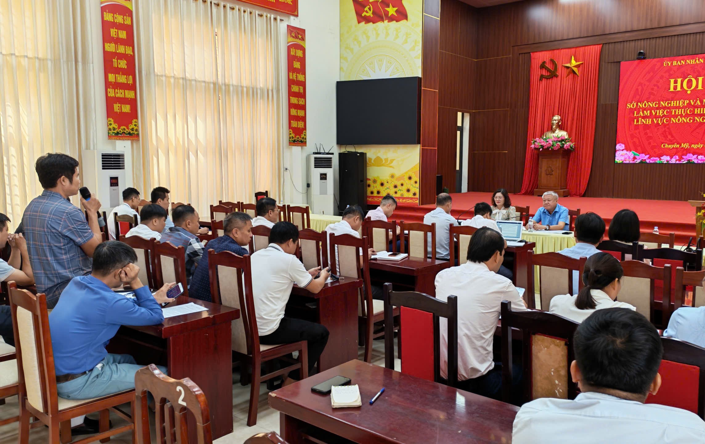 Kiểm tra Nghị Quyết 53 tại xã Chuyên Mỹ