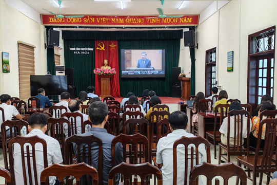 Tiếp sóng Hội nghị toàn quốc quán triệt, triển khai thực hiện Nghị quyết Hội nghị Trung ương 3 khóa XIV   