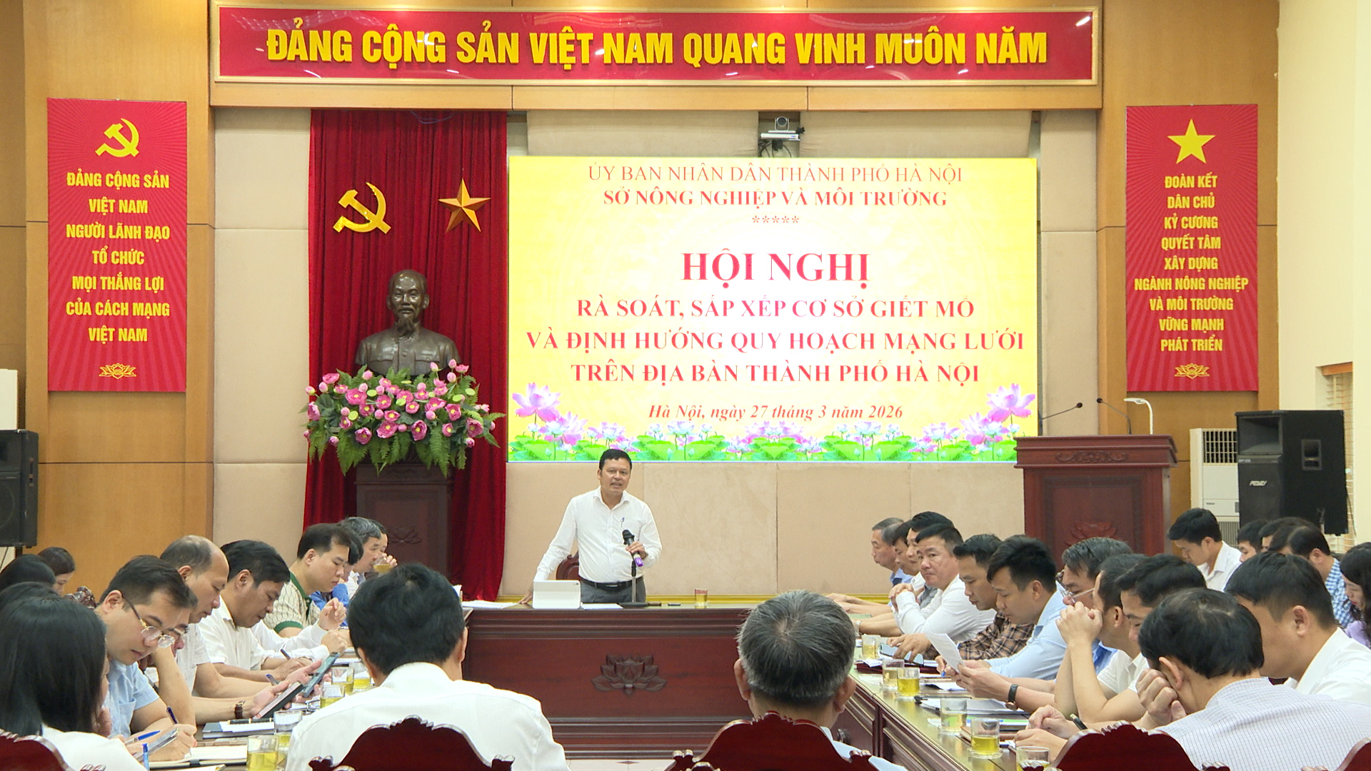 Hà Nội quyết liệt rà soát, sắp xếp cơ sở giết mổ và định hướng quy hoạch mạng lưới trên...