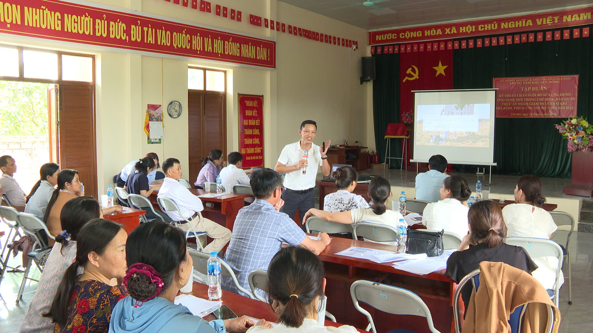 Hà Nội tập huấn kỹ thuật, giải pháp thích ứng với biến đổi khí hậu trong chăn nuôi bò sữa...