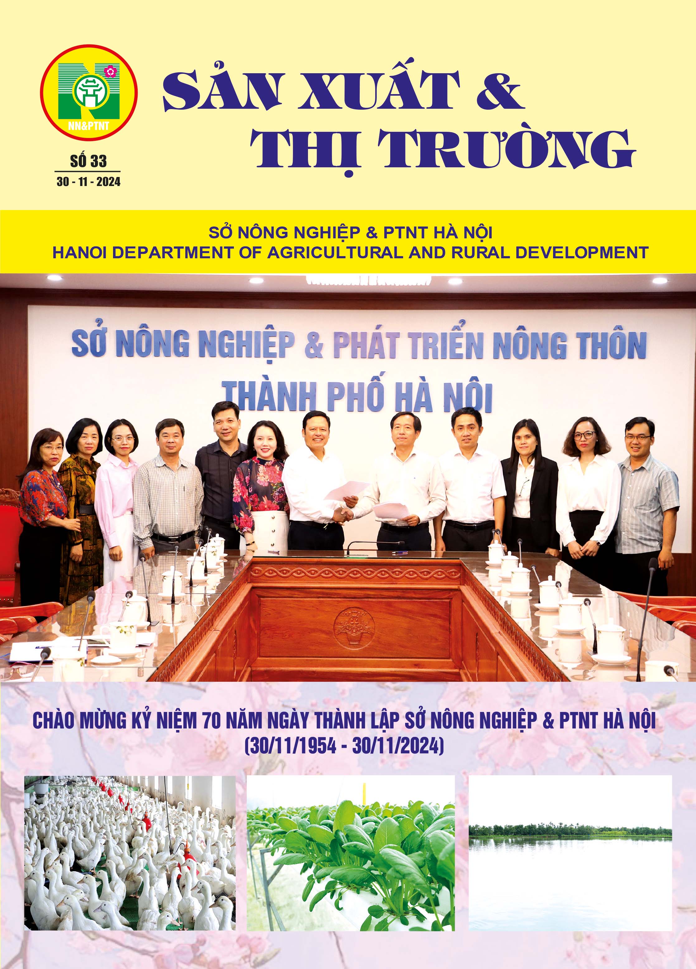 Bản tin Sản xuất & Thị trường số 33 năm 2024
