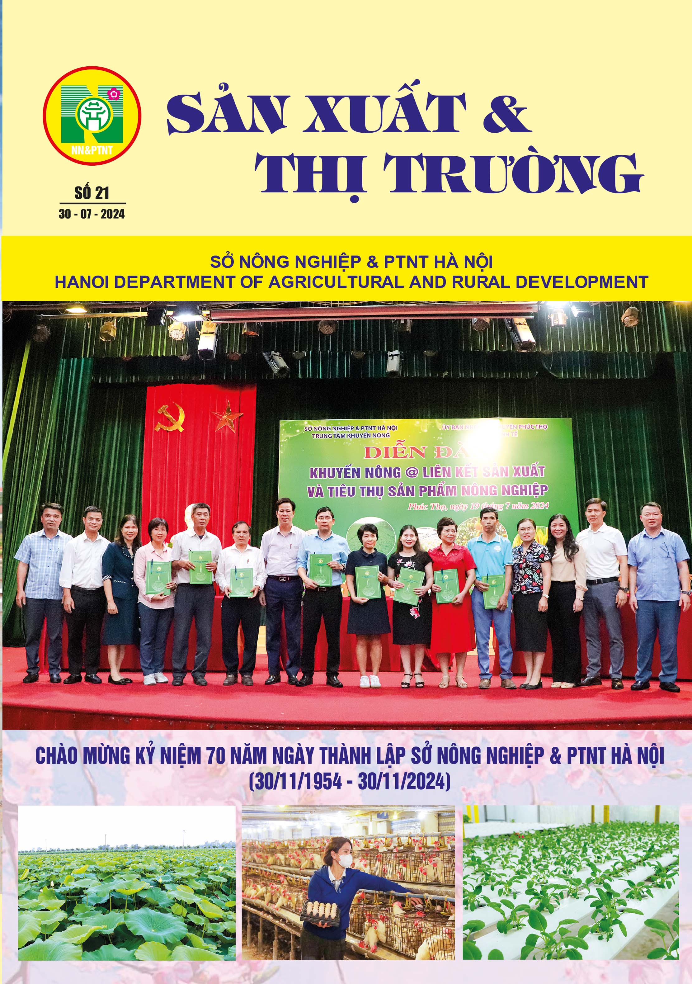 Bản tin Sản xuất & Thị trường số 21 năm 2024