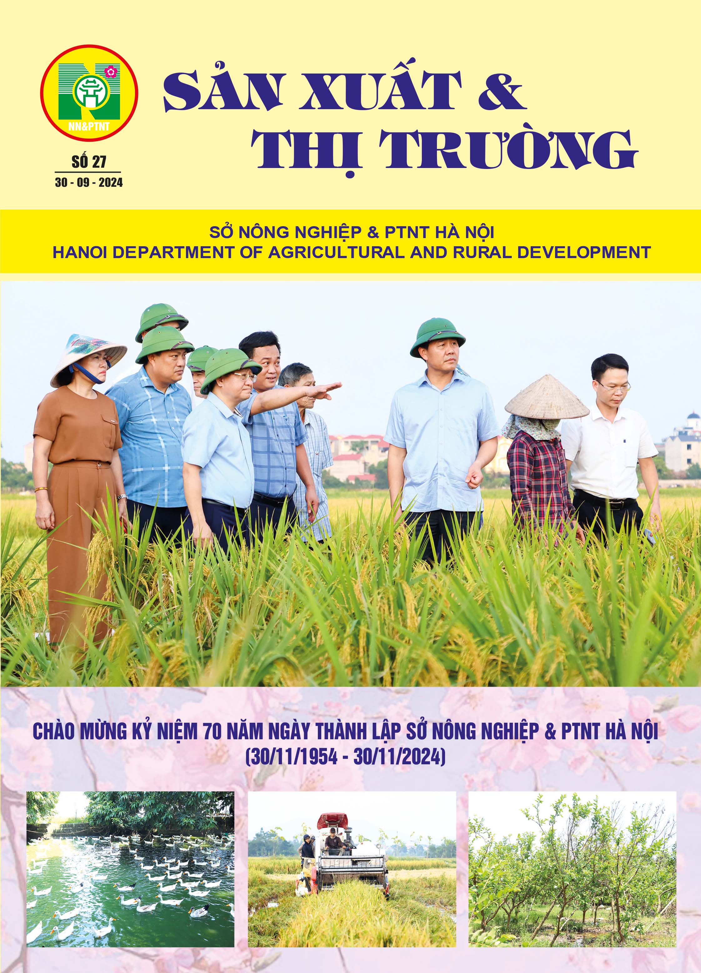 Bản tin Sản xuất & Thị trường số 27 năm 2024
