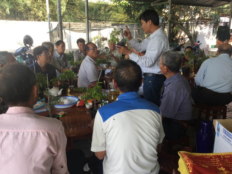 Tập huấn “Kỹ thuật trồng và chăm sóc Bon sai tiểu cảnh non bộ”
