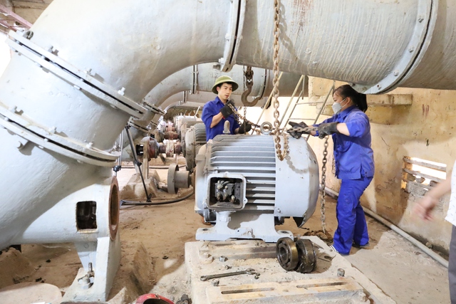 Nâng cấp hệ thống trạm bơm, bảo đảm vận hành tưới tiêu trước mùa mưa lũ