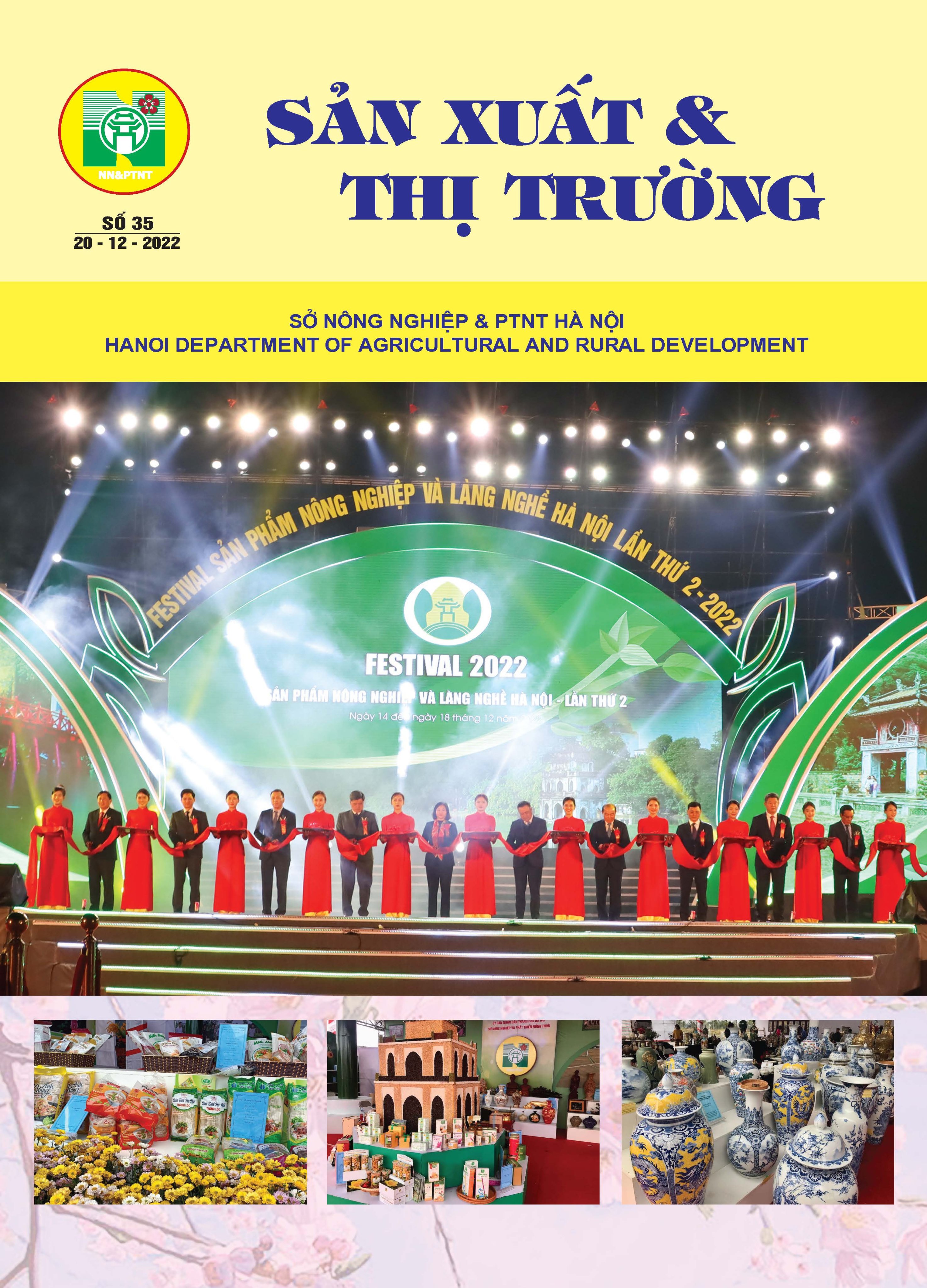 Bản tin Sản xuất & Thị trường số 35 năm 2022
