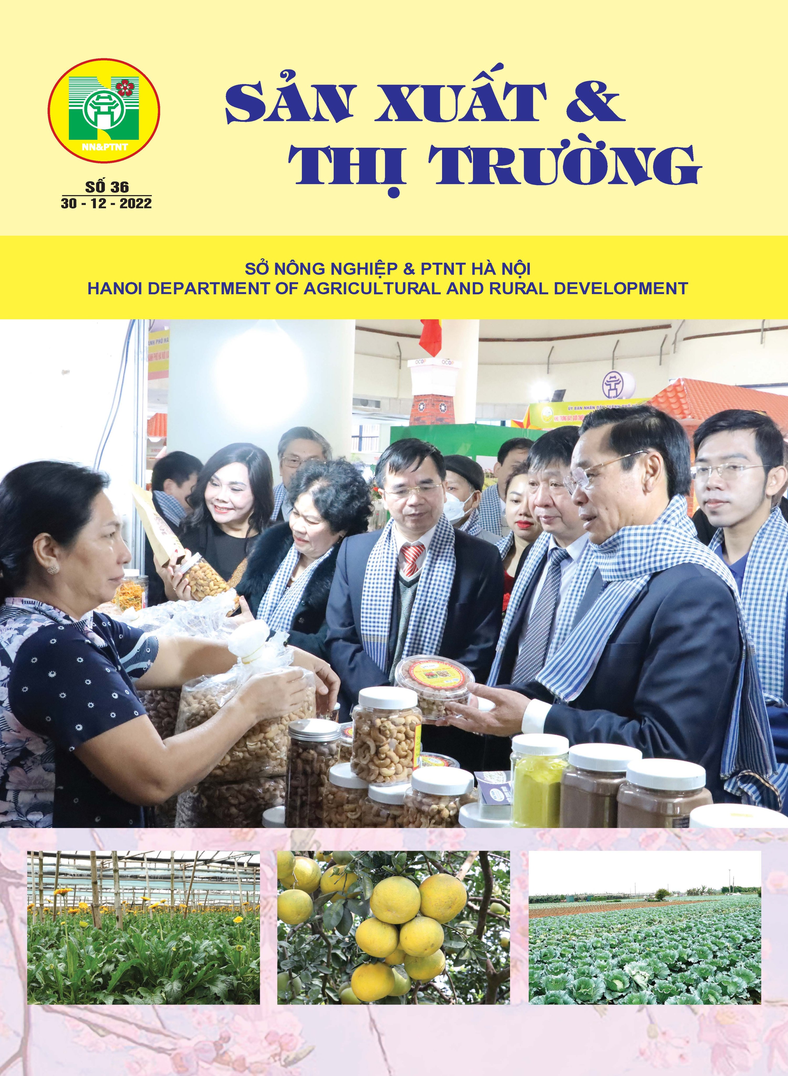 Bản tin Sản xuất & Thị trường số 36 năm 2022