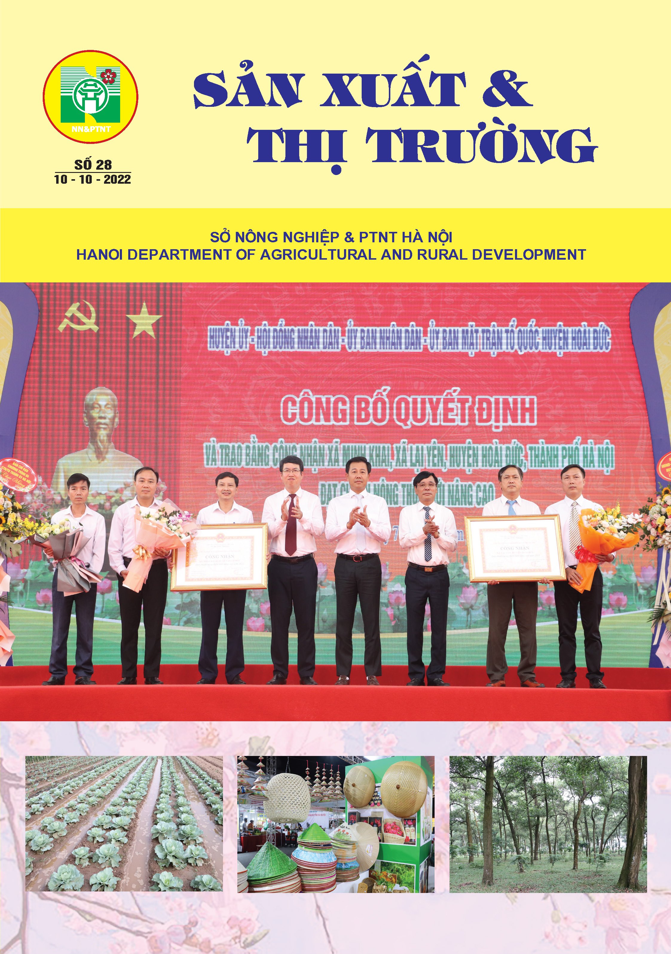 Bản tin Sản xuất & Thị trường số 28 năm 2022