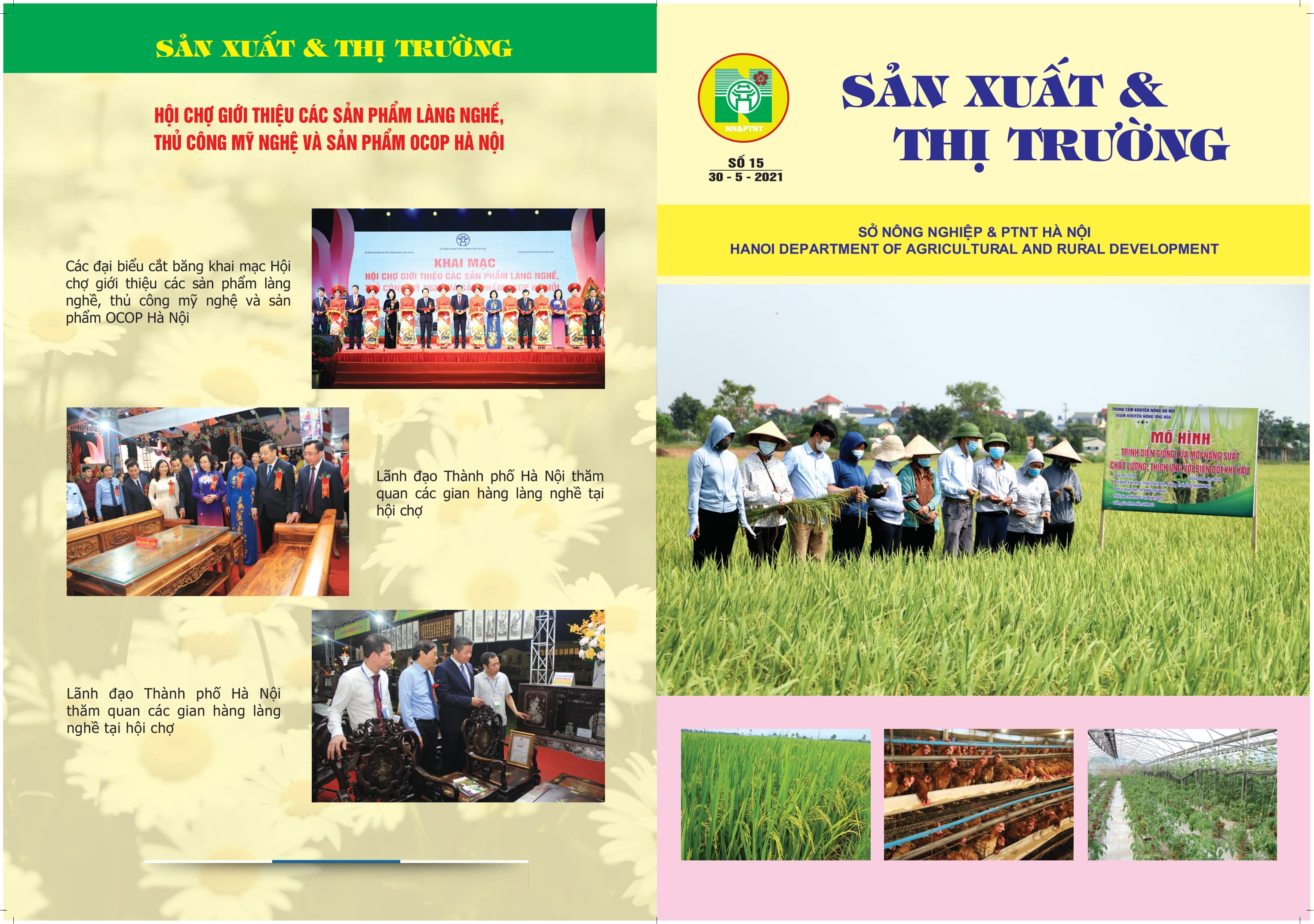 Bản tin Sản xuất & thị trường số 15 năm 2021