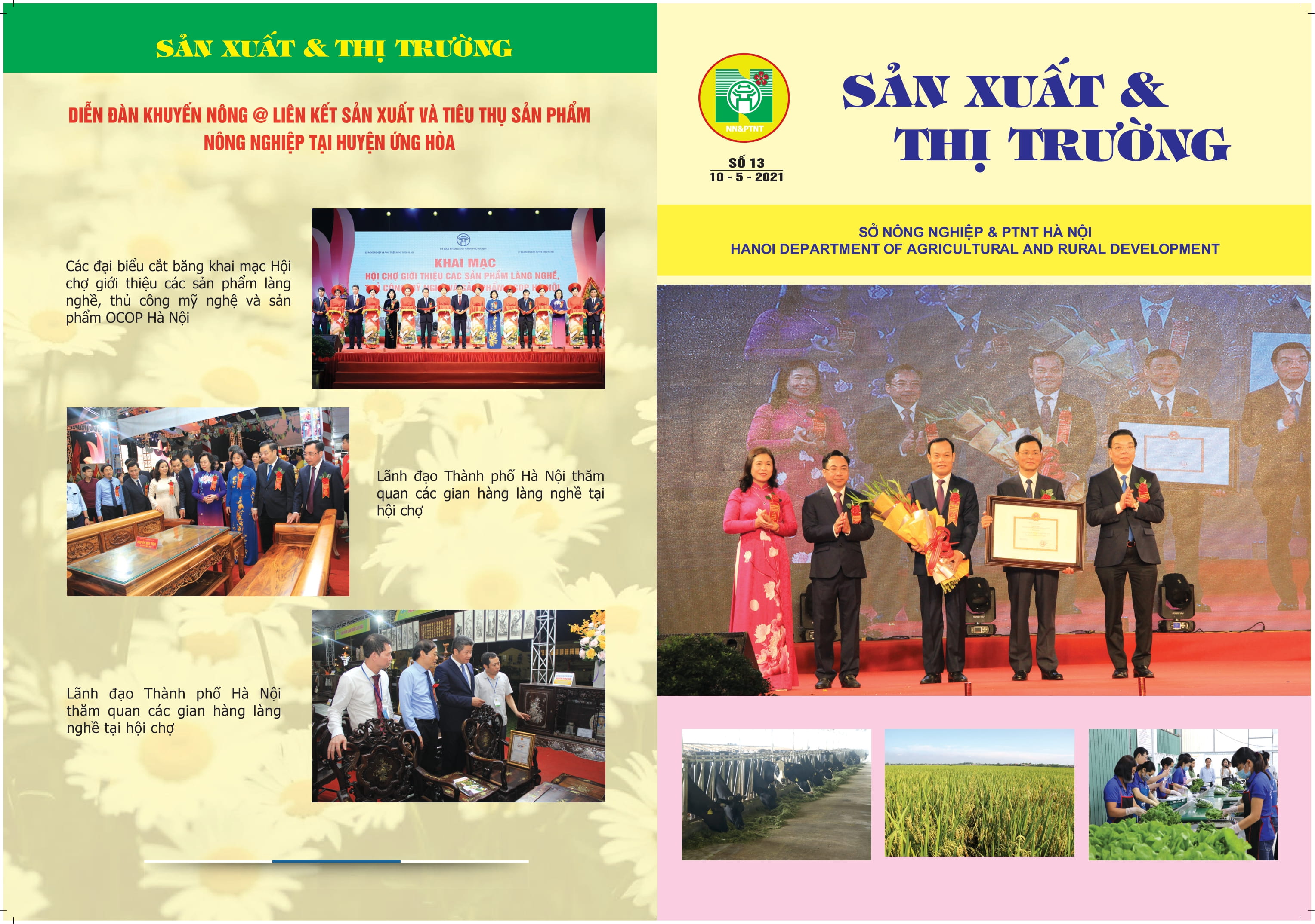 Bản tin Sản xuất & thị trường số 13 năm 2021