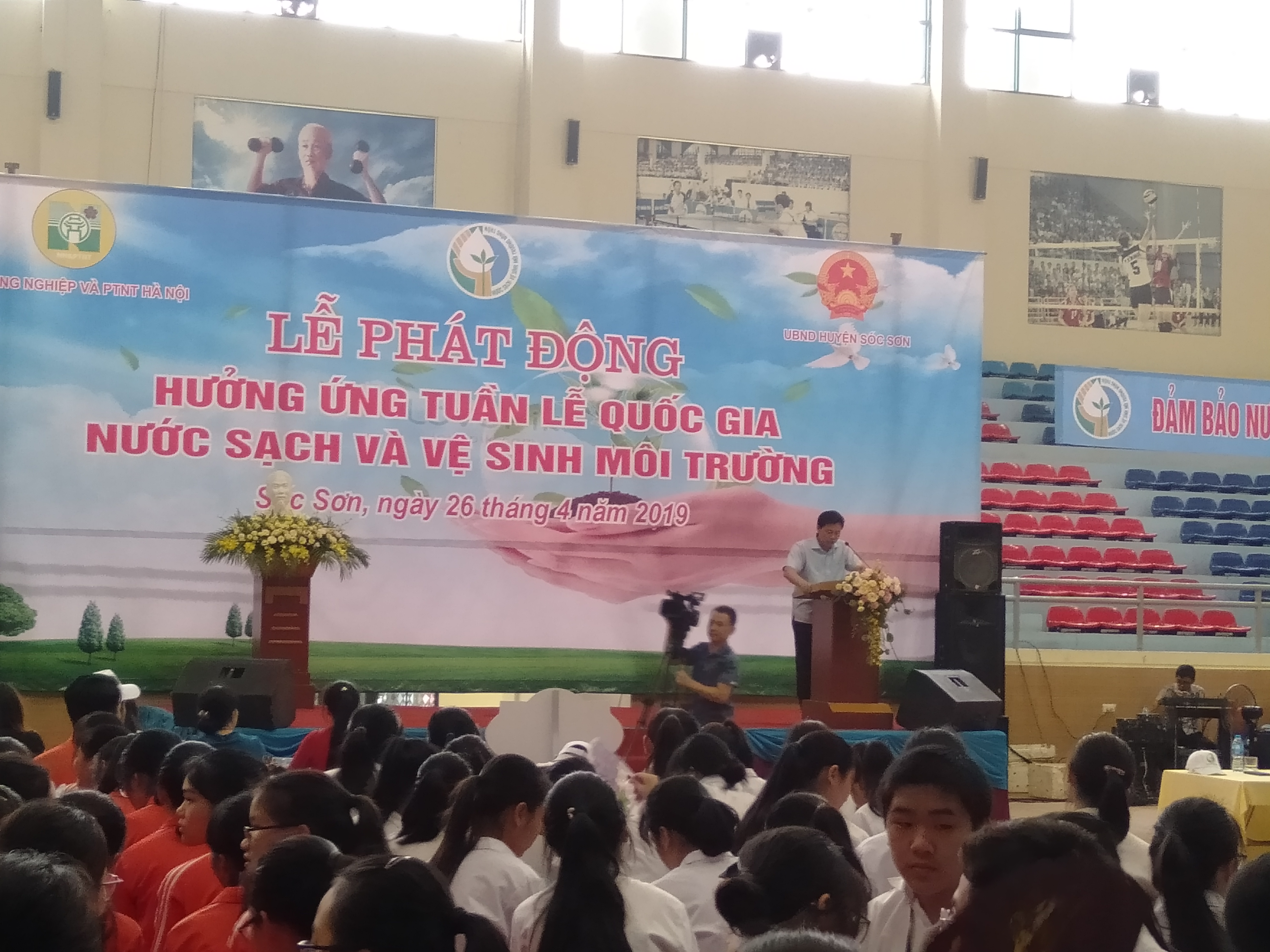 Lễ mít tinh phát động hưởng ứng “Tuần lễ Quốc gia nước sạch & VSMT nông thôn năm 2019”