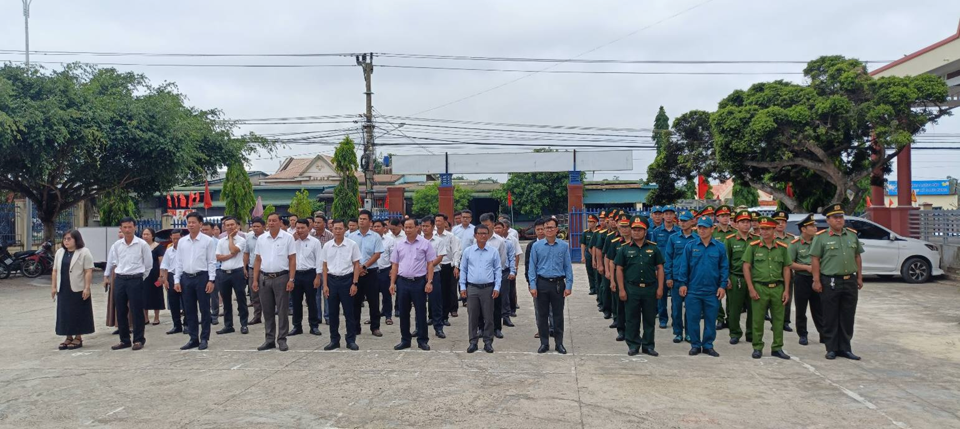 Xã Dang Kang tổ chức lễ chào cờ tháng 05 năm 2026