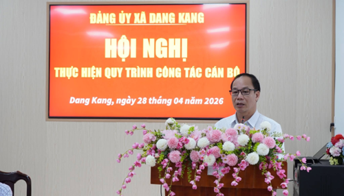 Tổ chức các hội nghị thực hiện quy trình công tác quy hoạch cán bộ