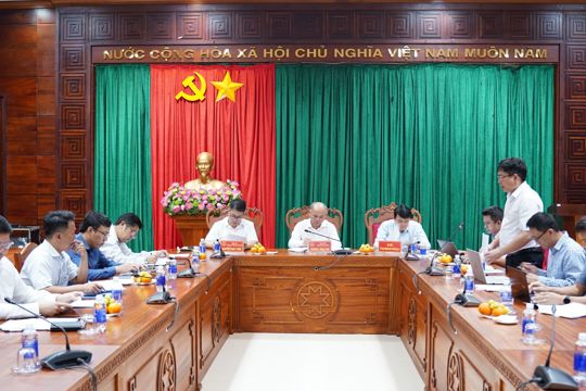 UBND tỉnh Đắk Lắk làm việc với đoàn công tác của UBND các tỉnh Lâm Đồng và Gia Lai
