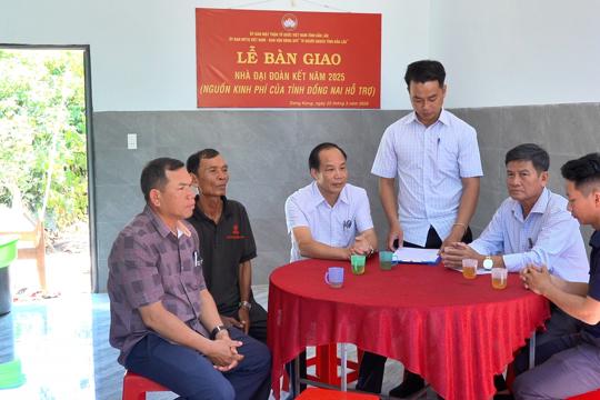 ỦY BAN MTTQ VIỆT NAM XÃ DANG KANG TỔ CHỨC LỄ BÀN GIAO NHÀ “ĐẠI ĐOÀN KẾT” NĂM 2026