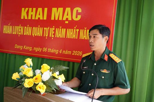 Khai mạc huấn luyện dân quân tự vệ năm thứ nhất năm 2026