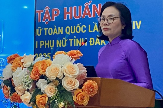 Hội nghị tập huấn Nghị quyết Đại hội Phụ nữ toàn quốc lần thứ XIV, nhiệm kỳ 2026 - 2031 và Nghị quyết Đại hội đại biểu Phụ nữ tỉnh Đắk Lắk lần thứ I, nhiệm kỳ 2025 – 2030