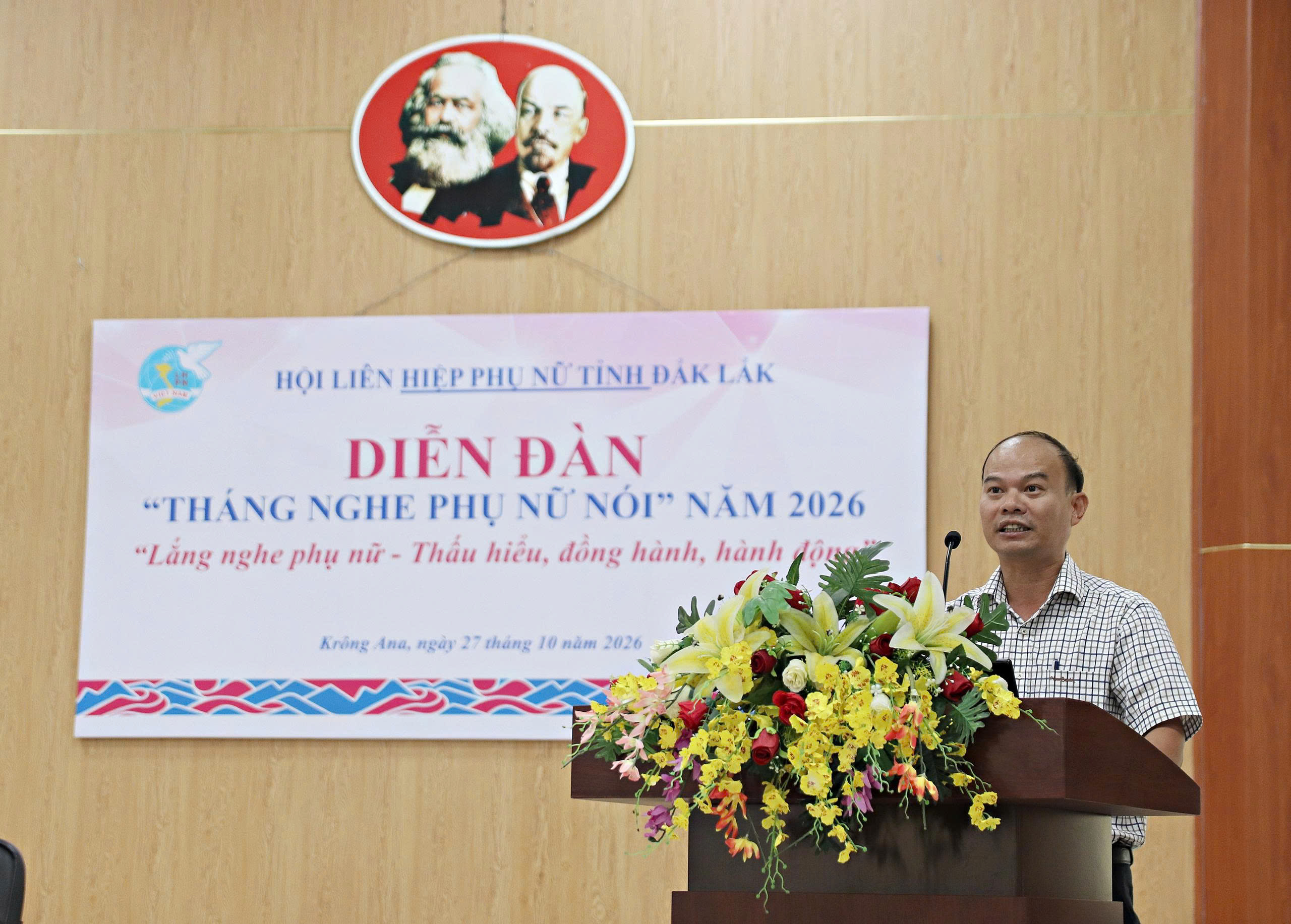 Sôi nổi Diễn đàn "Tháng nghe Phụ nữ nói" năm 2026 tại xã Krông Ana