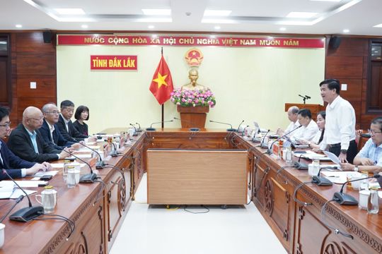 Phó Chủ tịch UBND tỉnh Đắk Lắk Nguyễn Thiên Văn làm việc với Tập đoàn Mitani Sangyo (Nhật Bản)