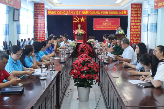 Hội nghị ký kết quy chế phối hợp giữa Ủy ban MTTQ Việt Nam và các tổ chức chính trị - xã hội, các Hội quần chúng do Đảng, Nhà nước giao nhiệm vụ với Công an, Ban Chỉ huy Quân sự phường Sông Cầu