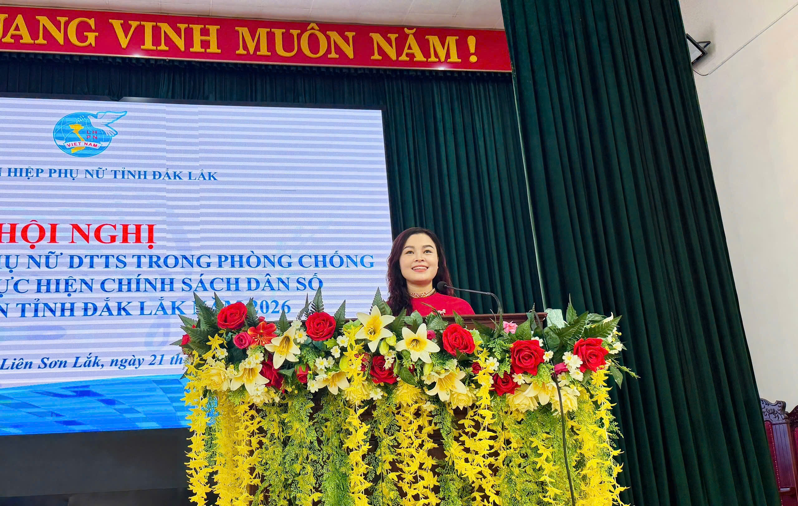 Hội Liên hiệp Phụ nữ tỉnh Đắk Lắk phối hợp với Sở Dân tộc và Tôn giáo, xã Liên Sơn Lắk tổ chức Hội nghị “Giải pháp hỗ trợ phụ nữ dân tộc thiểu số trong phòng chống tảo hôn và thực hiện chính sách dân số trên địa bàn tỉnh Đắk Lắk”