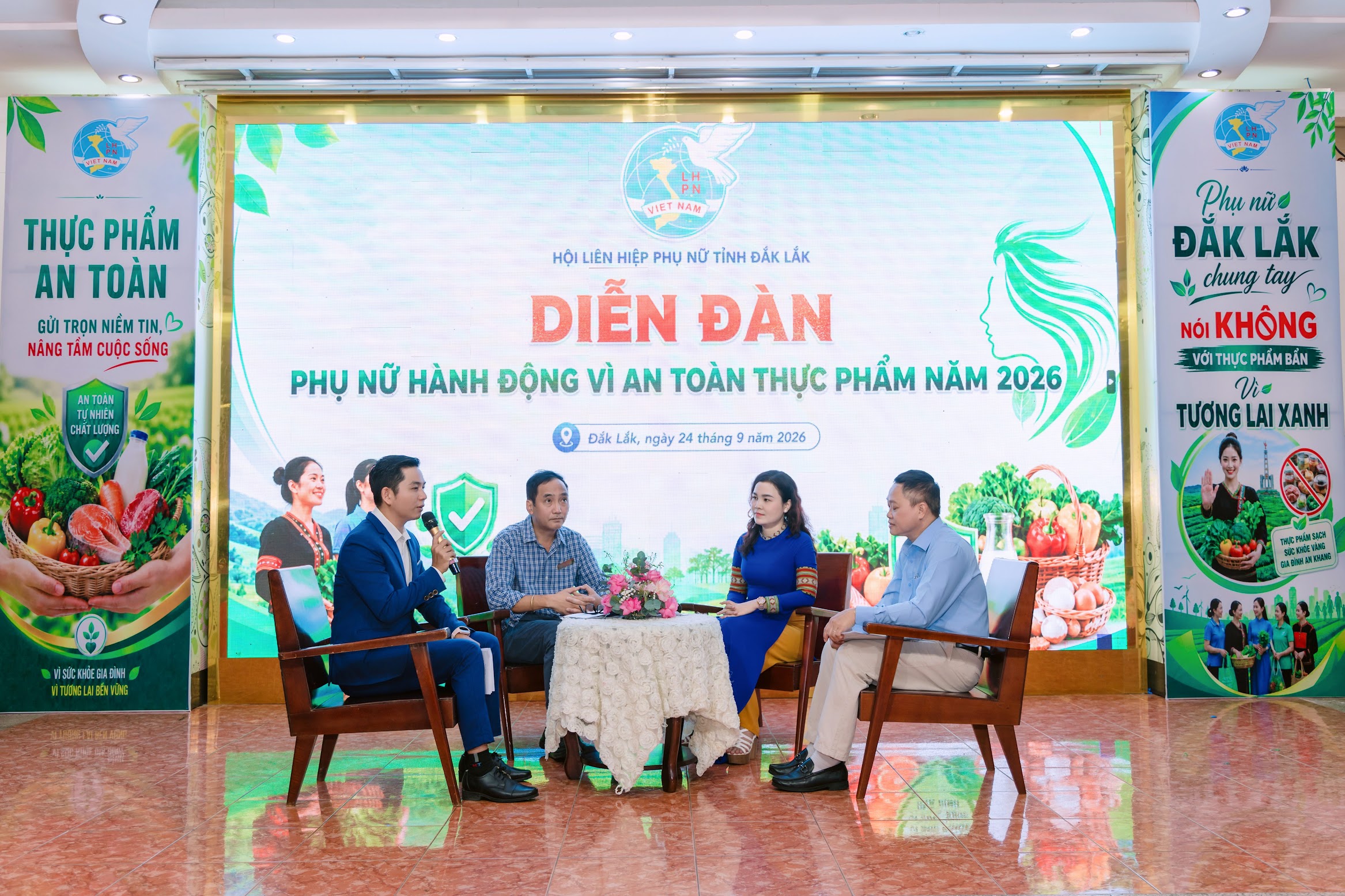 Hội Liên hiệp Phụ nữ tỉnh Đắk Lắk tổ chức Diễn đàn Phụ nữ hành động vì an toàn thực phẩm” và ra mắt “Bản đồ số an toàn thực phẩm”