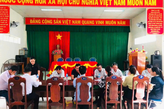 MTTQ và các tổ chức chính trị - xã hội xã Tuy An Bắc tăng cường kiểm tra, giám sát tại cơ sở