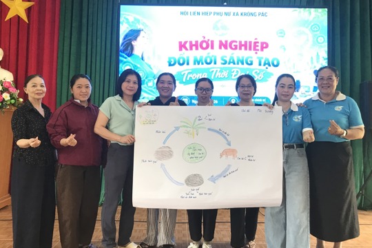 Hội LHPN xã Krông Pắc: Trang bị kiến thức số, tiếp sức phụ nữ tự tin khởi nghiệp