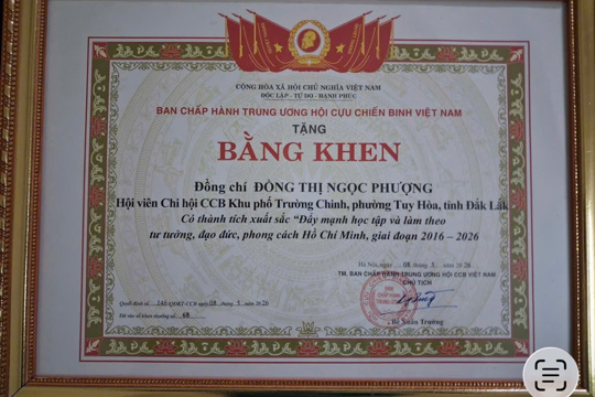 Nữ cựu chiến binh rời quân ngũ, không rời trách nhiệm