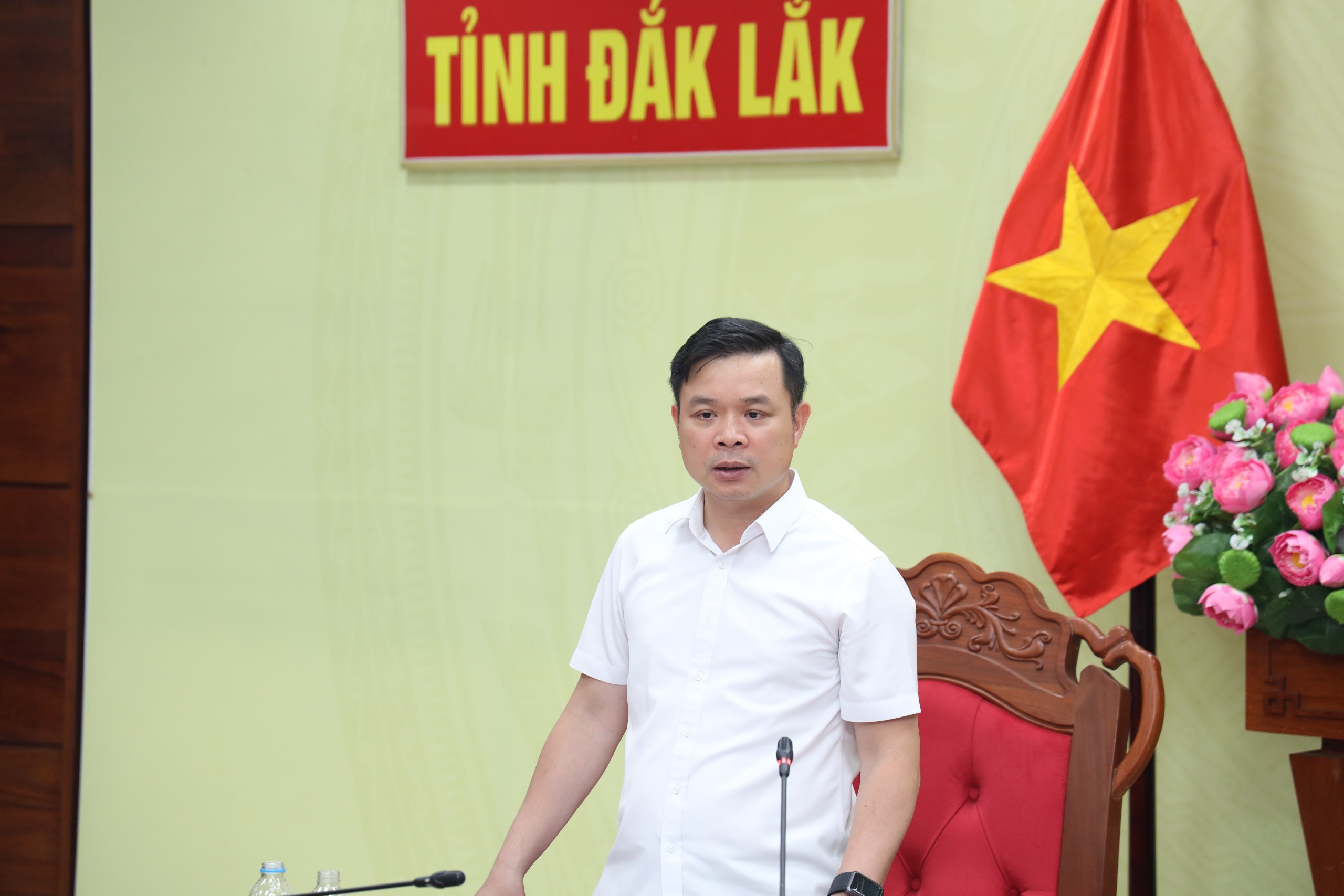 (Video) Giao ban các Tổ giúp việc Ban Chỉ đạo thực hiện mục tiêu tăng trưởng kinh tế 2 con số tỉnh Đắk Lắk giai đoạn 2026 – 2030 