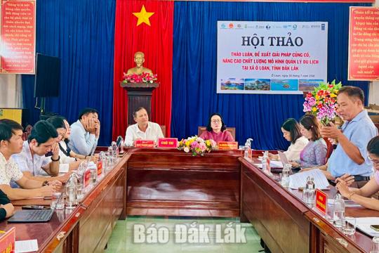 Đề xuất giải pháp nâng cao chất lượng quản lý du lịch cộng đồng tại xã Ô Loan