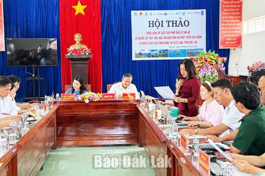 Bảo tồn tài nguyên biển gắn với phát triển du lịch cộng đồng