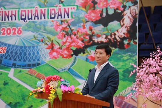 VPUB – Phó Chủ tịch UBND tỉnh Nguyễn Văn Đoạt dự chương trình "Xuân đoàn kết – Tết thắm tình quân dân" tại xã Na Son