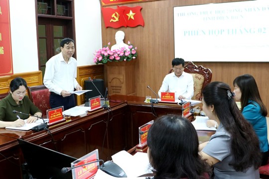 VPUB - Phiên họp tháng 02/2026 của Thường trực HĐND tỉnh